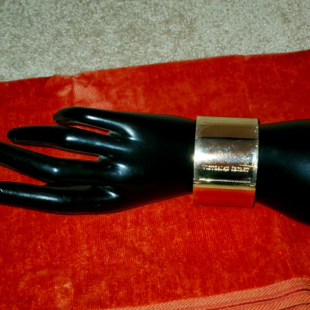 Victoria's secret gold tone,cuff bracelet